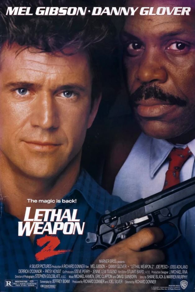 1989年美国经典动作犯罪片《致命武器2》BD国英双语中英双字