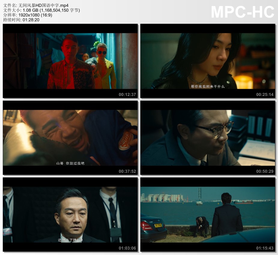 2021年国产动作犯罪片《无间风暴》HD国粤双语中字