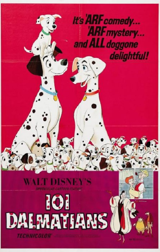 1961年美国经典动画片《101忠狗》蓝光国英双语双字