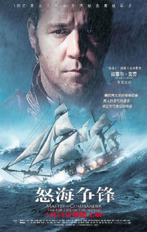 2004年美国经典战争片《怒海争锋》蓝光国英双语双字