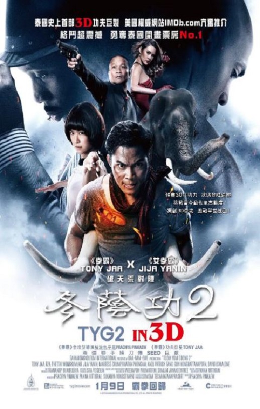 2013年泰国经典动作犯罪片《冬荫功2:拳霸天下》蓝光国泰双语中字