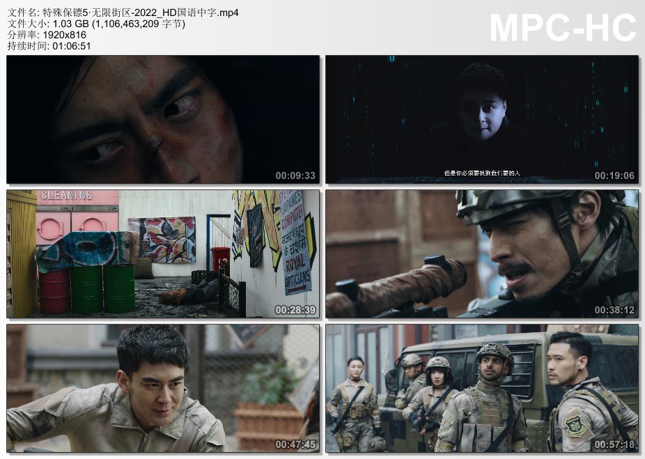 2022年国产动作片《特殊保镖5·无限街区》HD国语中字