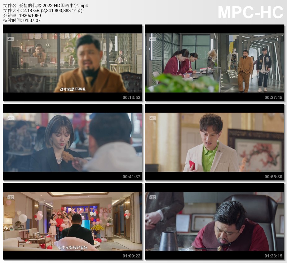 2022年国产喜剧片《爱情的代驾》HD国语中字