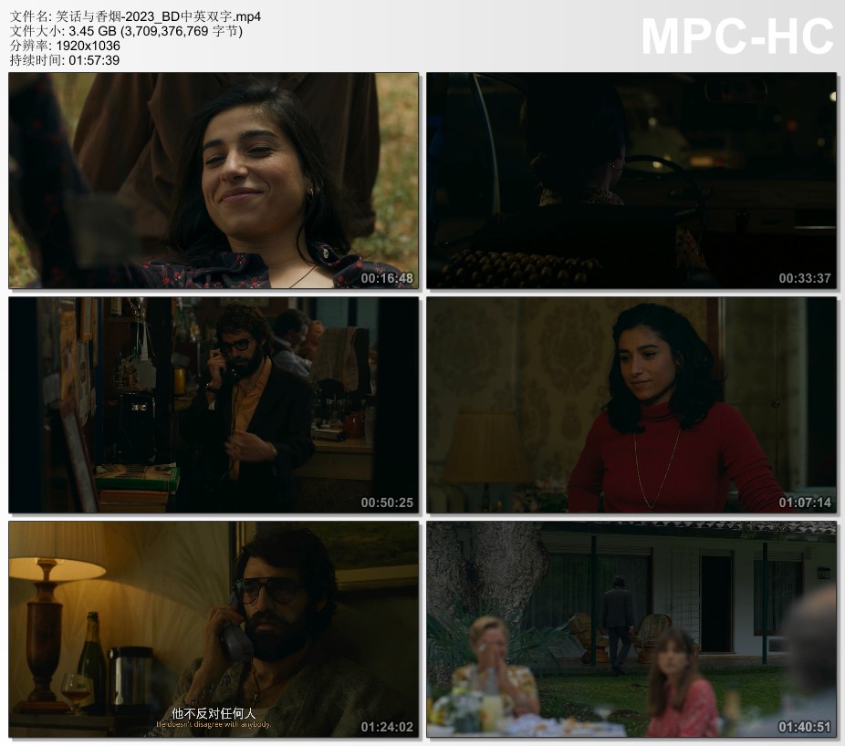 2023年西班牙传记片《笑话与香烟》BD中英双字