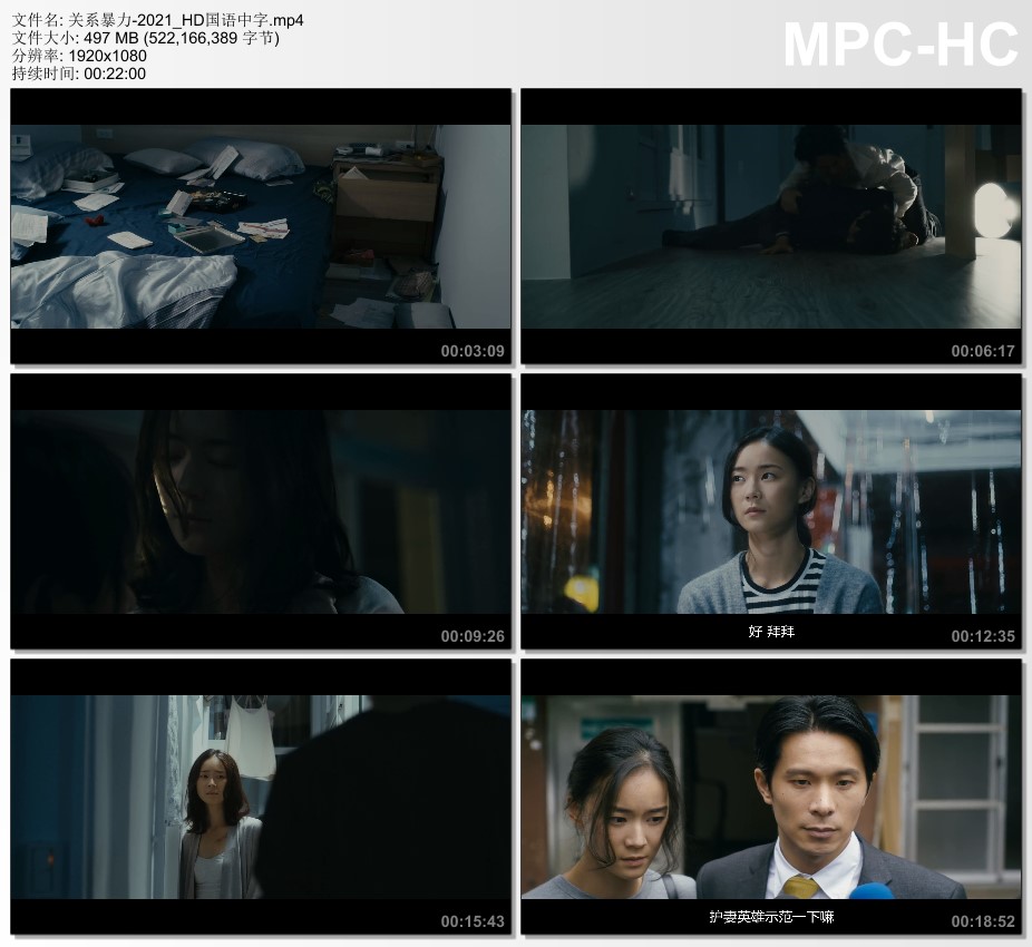 2021年中国台湾剧情片《关系暴力》HD国语中字