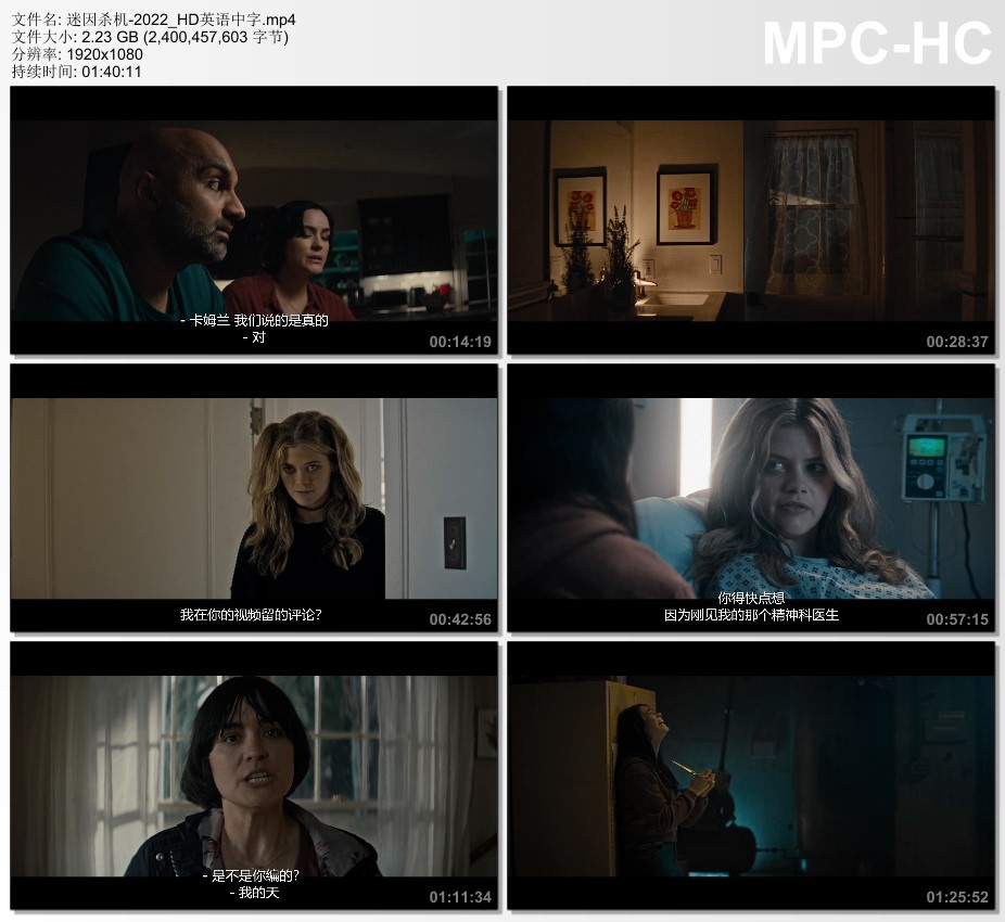 2022年美国恐怖片《迷因杀机》HD英语中字