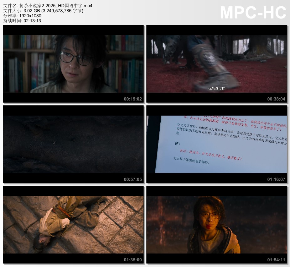 2025年国产动作片《刺杀小说家2》HD国语中字