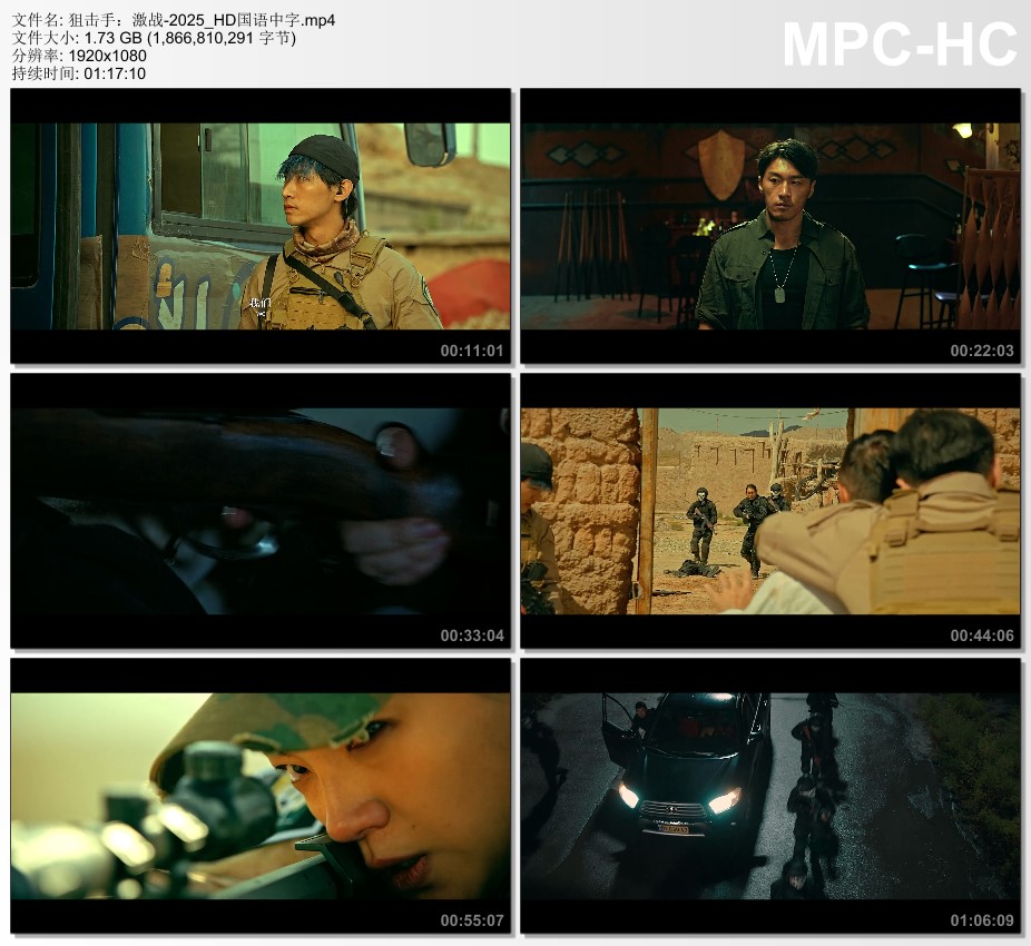 2025年国产动作片《狙击手:激战》HD国语中字