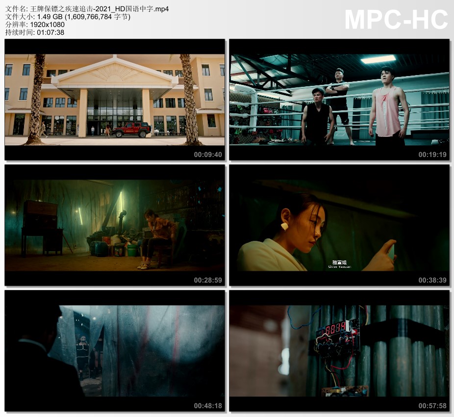 2021年国产动作片《王牌保镖之疾速追击》HD国语中字