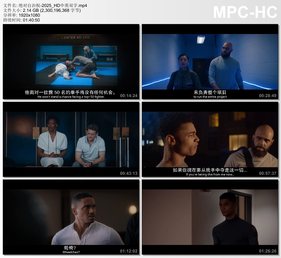 2025年美国动作片《绝对自治权》HD中英双字