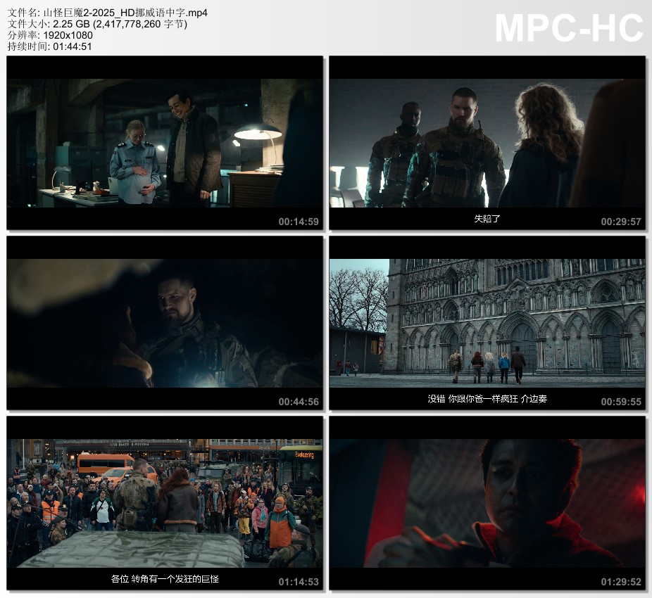 2025年挪威动作片《山怪巨魔2》HD挪威语中字