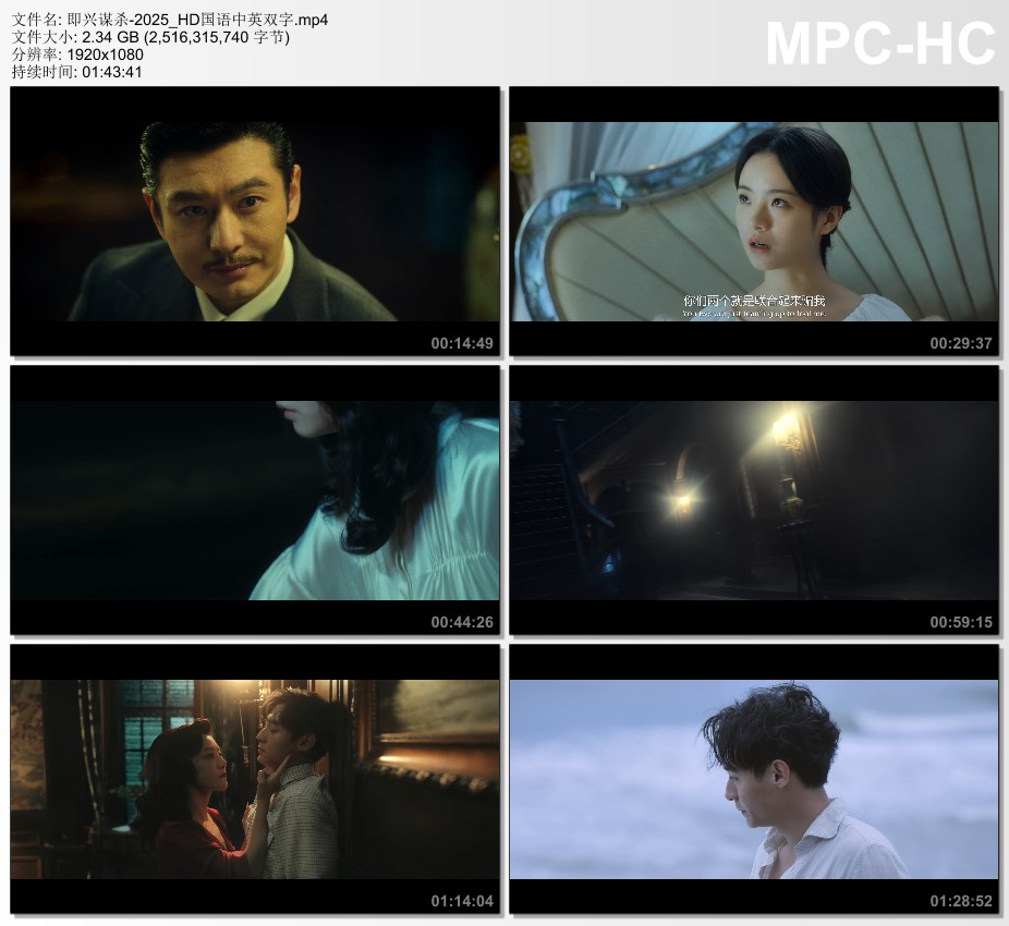 2025年国产悬疑片《即兴谋杀》HD国语中英双字