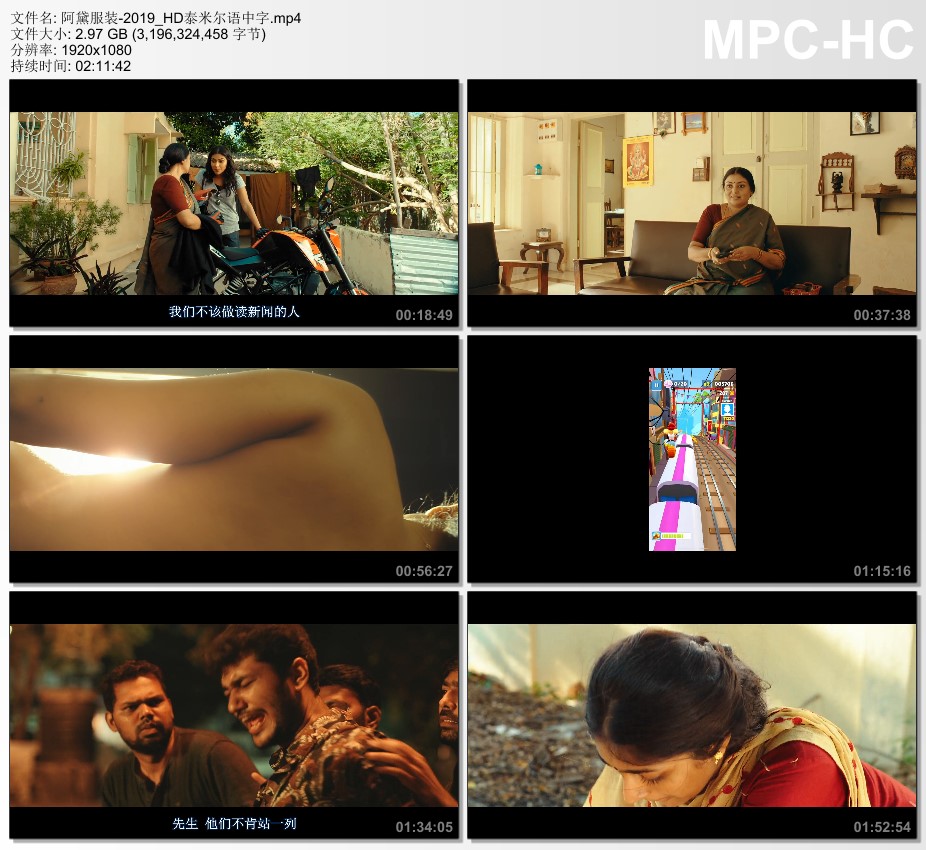 2019年印度惊悚片《阿黛服装》HD泰米尔语中字
