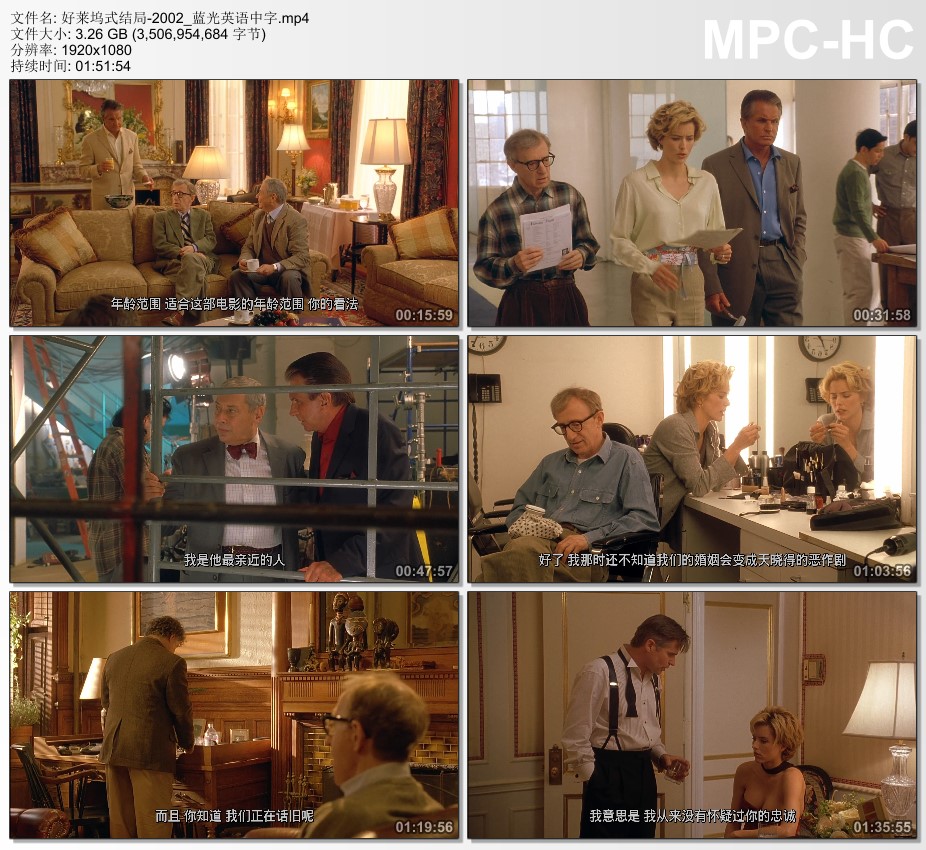 2002年美国经典喜剧片《好莱坞式结局》蓝光英语中字