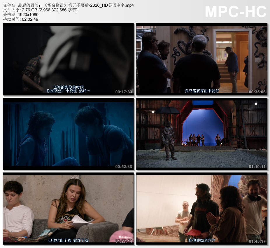 2026年美国纪录片《最后的冒险：《怪奇物语》第五季幕后》HD英语中字