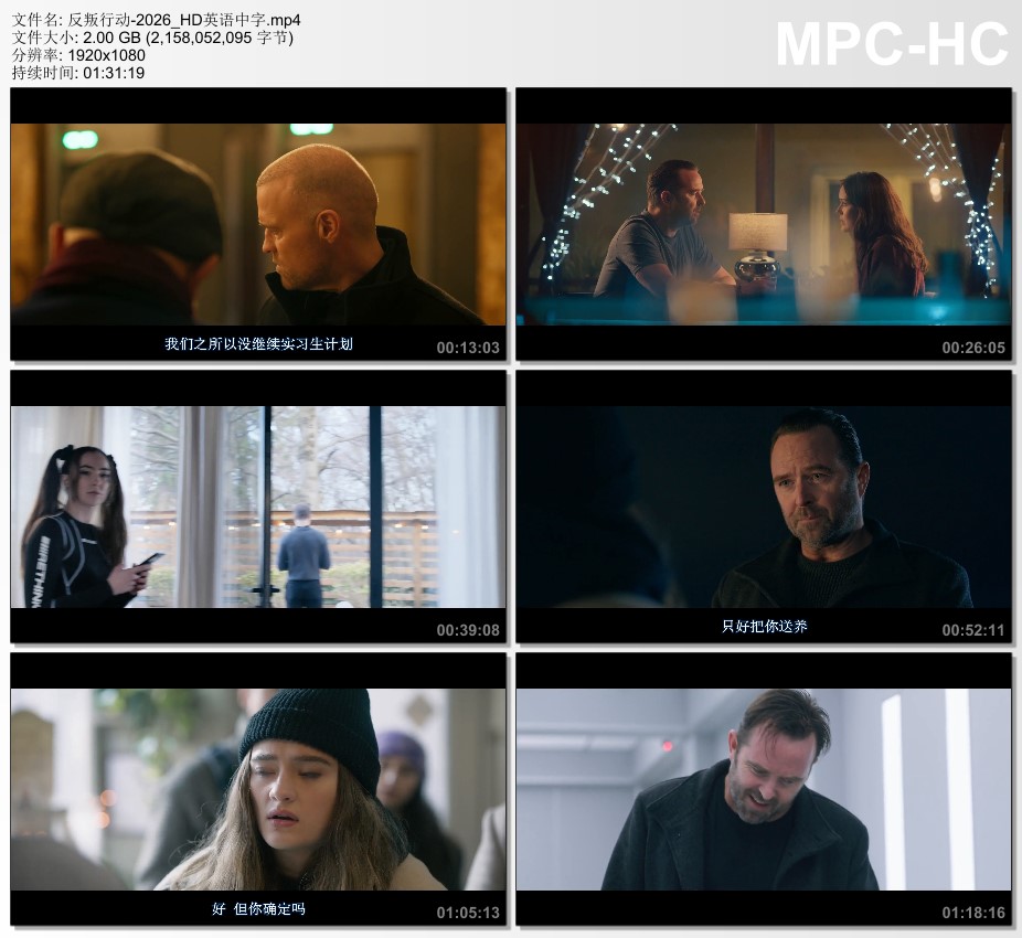 2026年美国动作片《反叛行动》HD英语中字