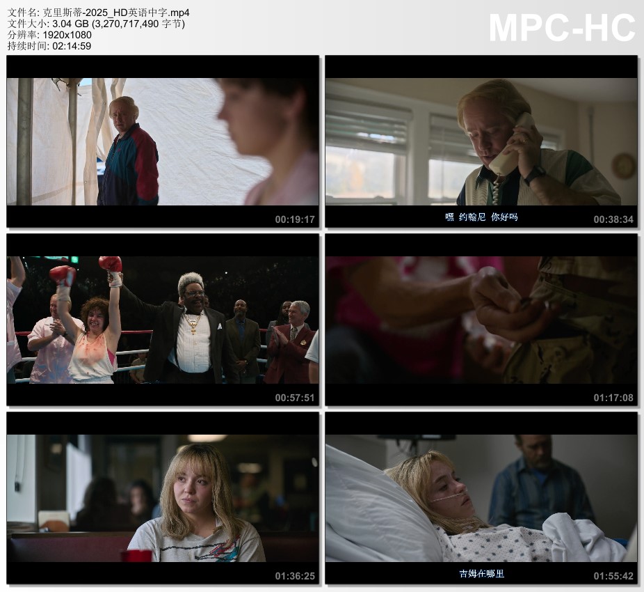 2025年美国传记片《克里斯蒂》HD英语中字