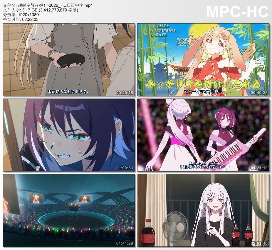 2026年日本动画片《超时空辉夜姬！》HD日语中字