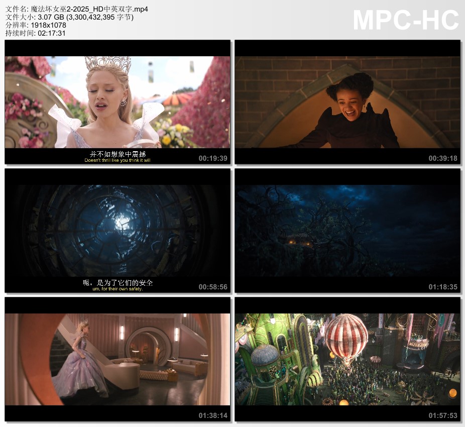 2025年美国动作片《魔法坏女巫2》HD中英双字