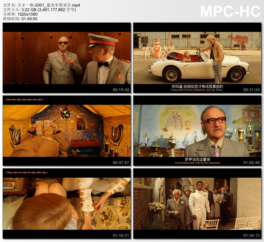 2001年美国经典喜剧片《天才一族》蓝光中英双字