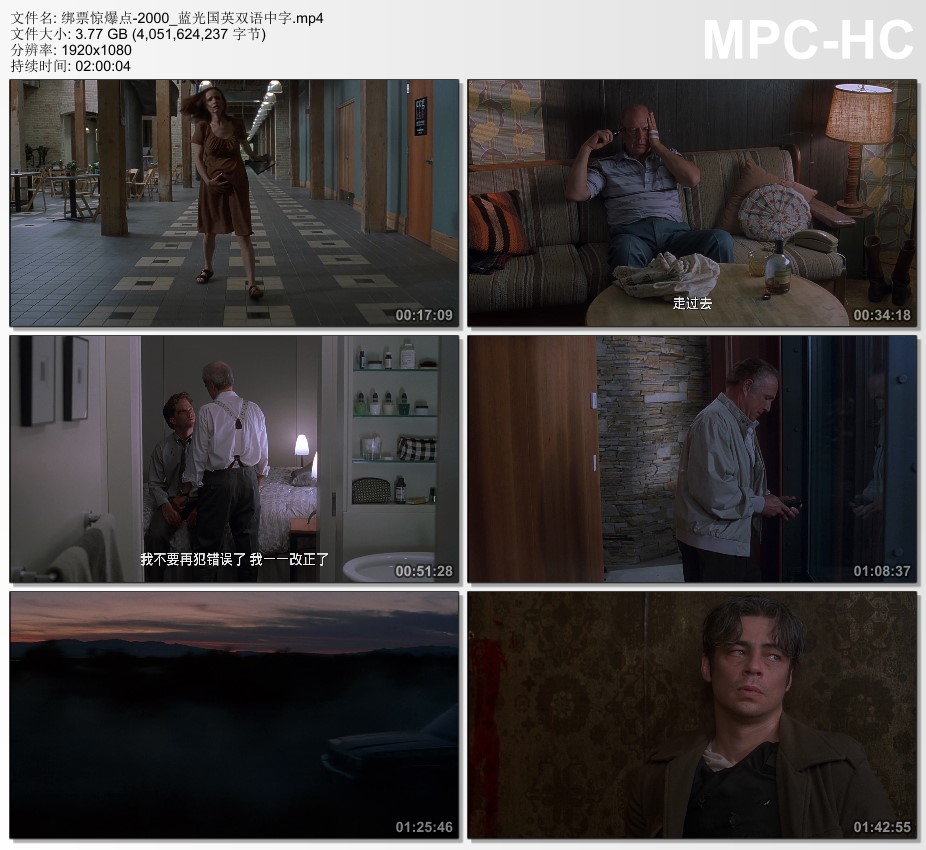 2000年美国经典动作片《绑票惊爆点》蓝光国英双语中字