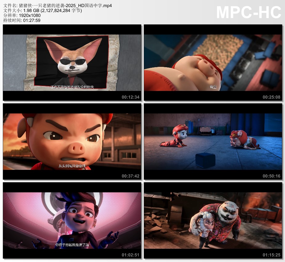 2025年国产动画片《猪猪侠·一只老猪的逆袭》HD国语中字
