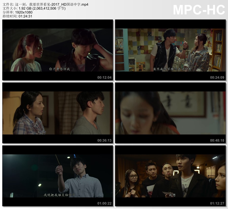 2017年国产经典爱情片《这一刻,我要世界看见》HD国语中字