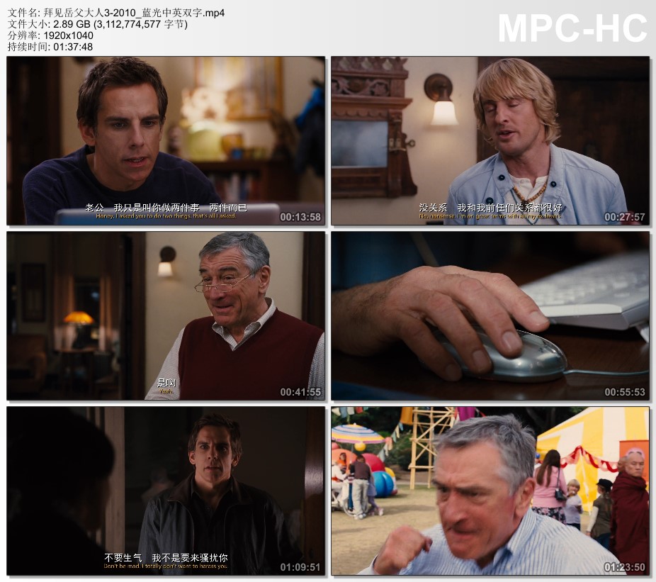 2010年美国经典喜剧片《拜见岳父大人3》蓝光中英双字