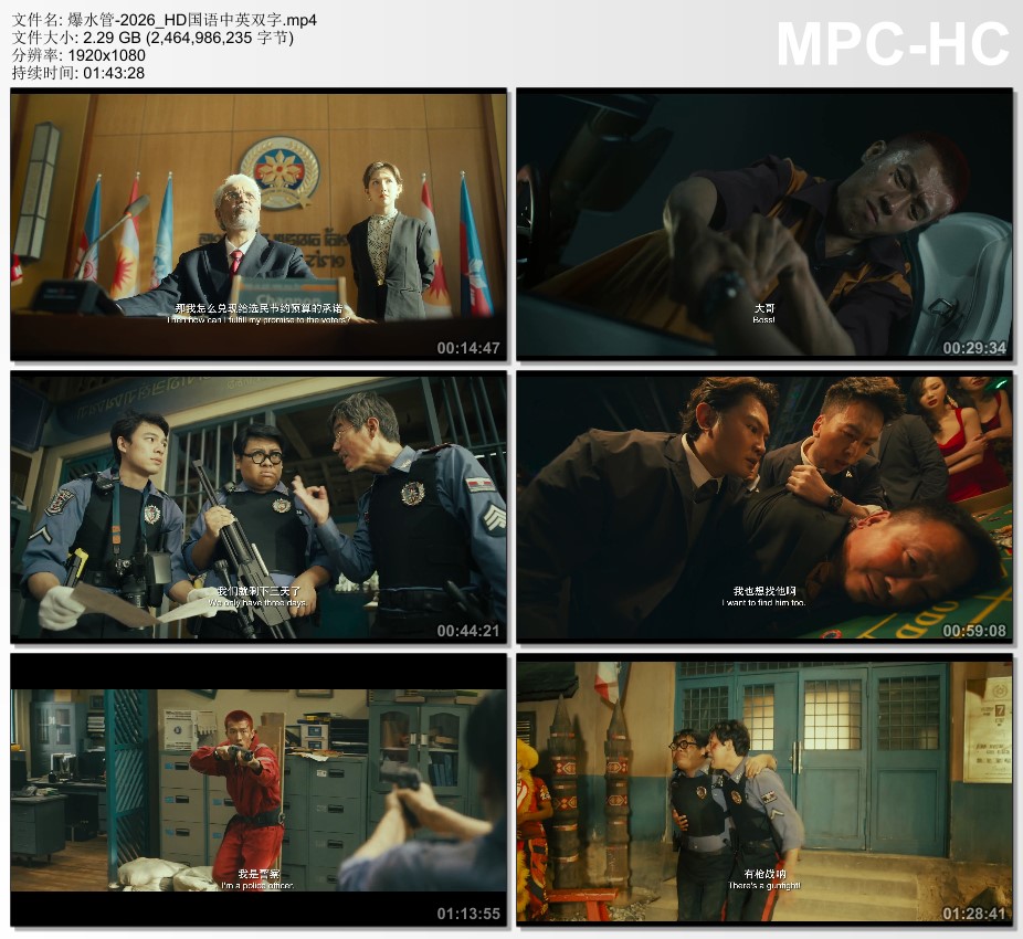 2026年国产喜剧片《爆水管》HD国语中英双字