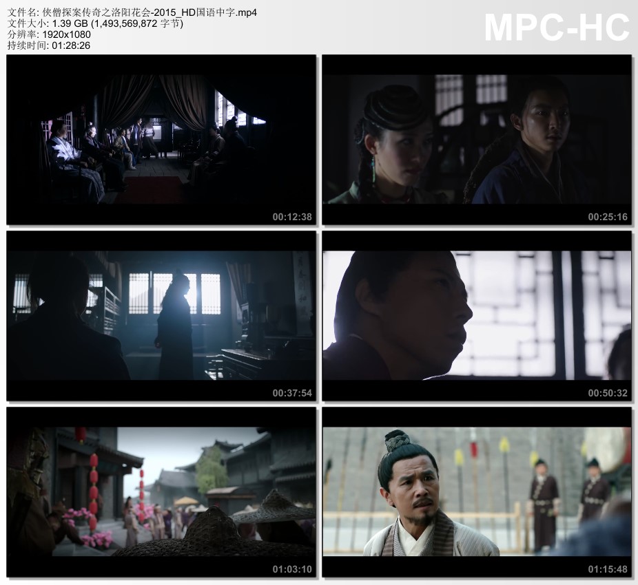 2015年国产经典动作片《侠僧探案传奇之洛阳花会》HD国语中字