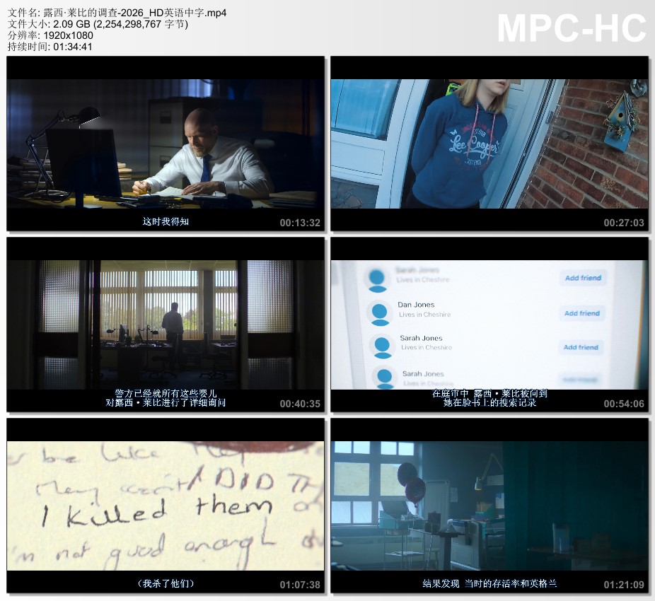 2026年英国纪录片《露西·莱比的调查》HD英语中字