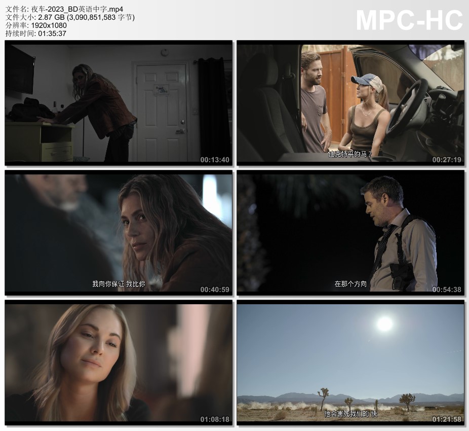2023年美国动作片《夜车》BD英语中字