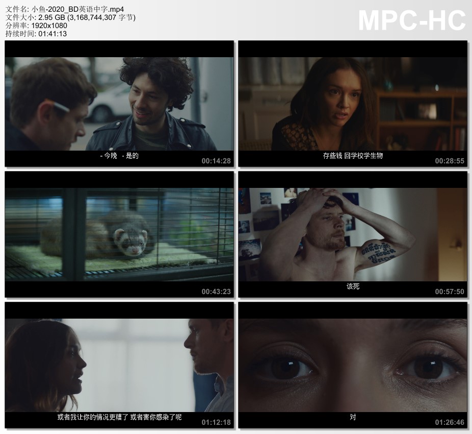 2020年美国爱情片《小鱼》BD英语中字