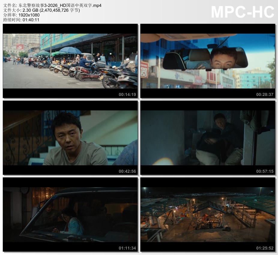 2026年国产7.8分喜剧片《东北警察故事3》HD国语中英双字