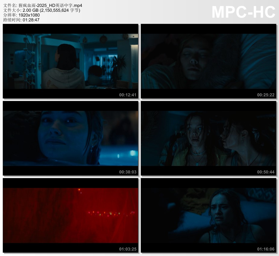 2025年美国恐怖片《猩疯血雨》HD英语中字
