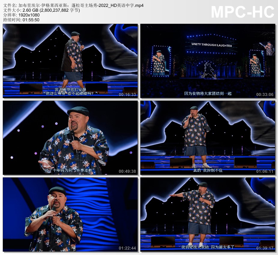 2022年美国喜剧片《加布里埃尔·伊格莱西亚斯：蓬松哥主场秀》HD英语中字