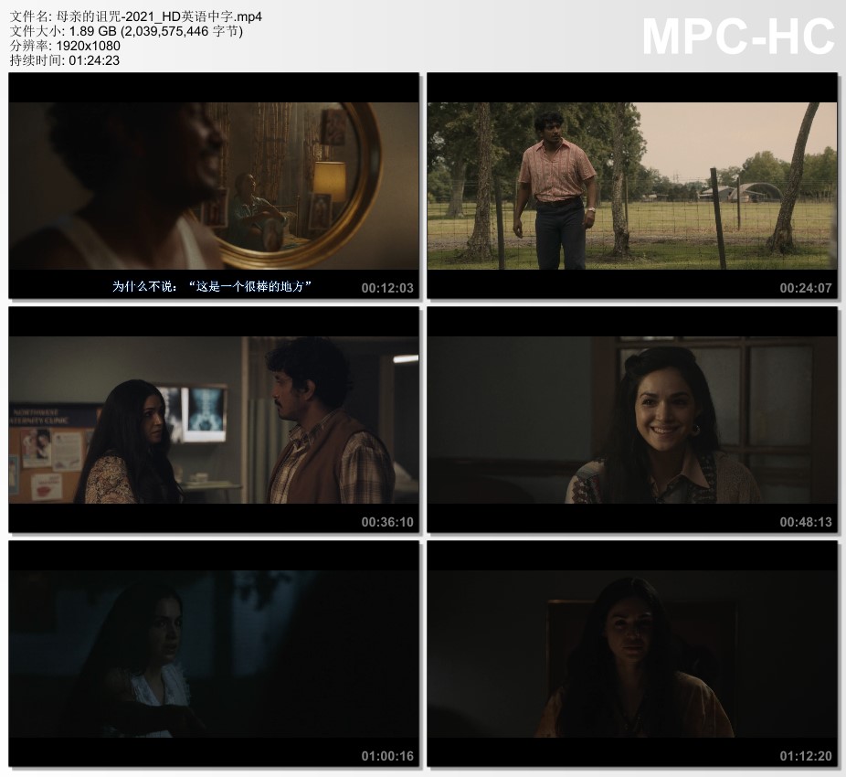 2021年美国恐怖片《母亲的诅咒》HD英语中字