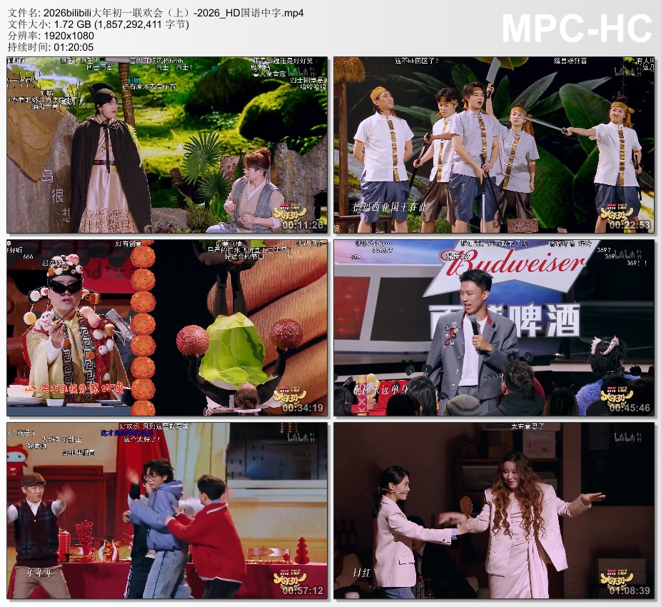 2026bilibili大年初一联欢会HD国语中字