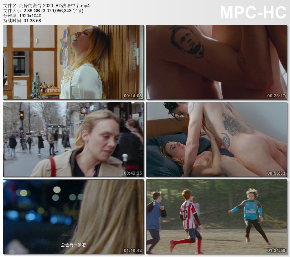 2020年法国爱情片《纯粹的激情》BD法语中字