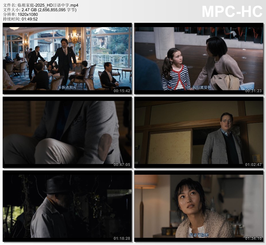 2025年日本喜剧片《临租家庭》HD日语中字