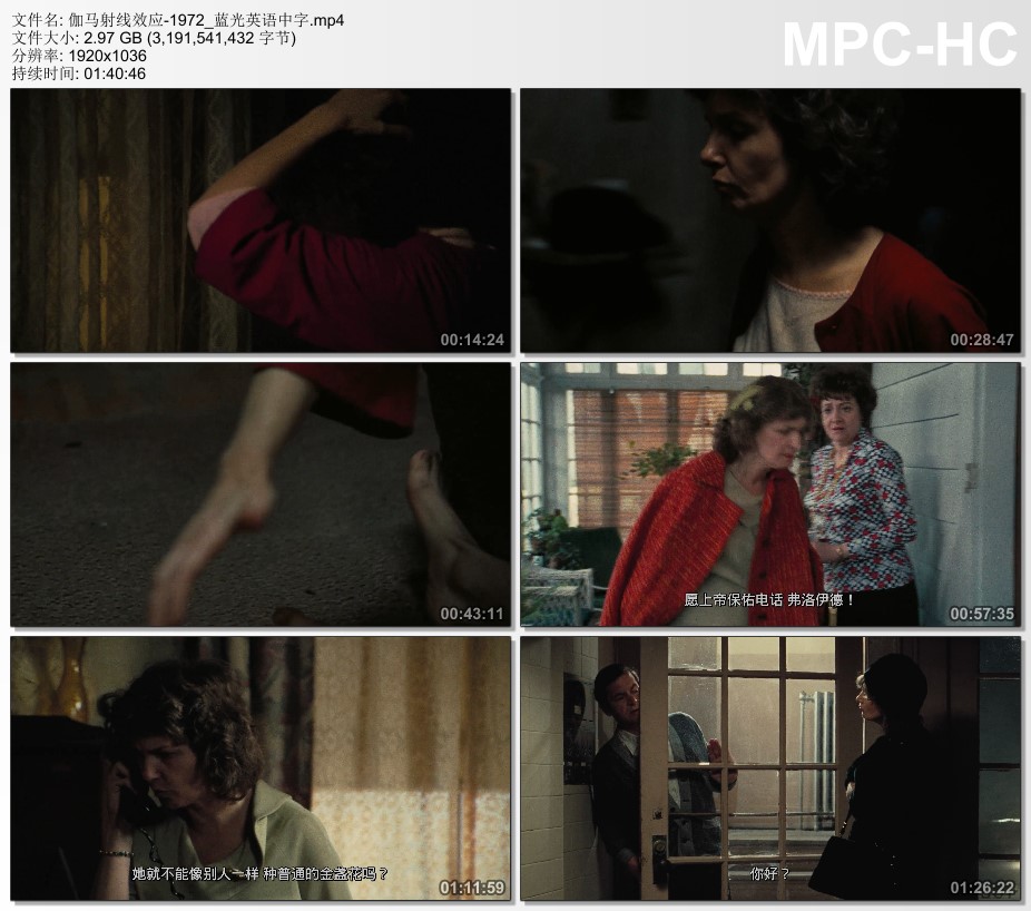 1972年美国经典剧情片《伽马射线效应》蓝光英语中字