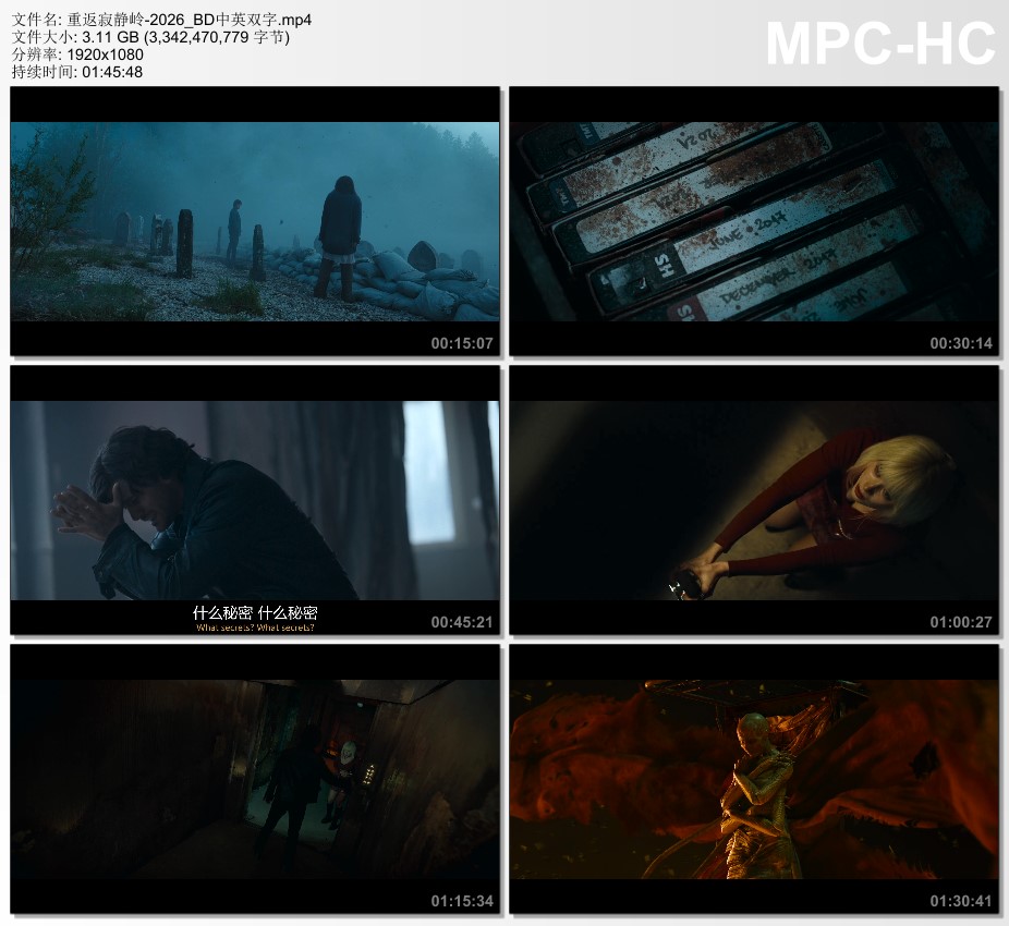 2026年美国电影《重返寂静岭》BD中英双字