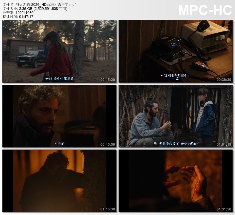 2026年西班牙惊悚片《浴火之森》HD西班牙语中字