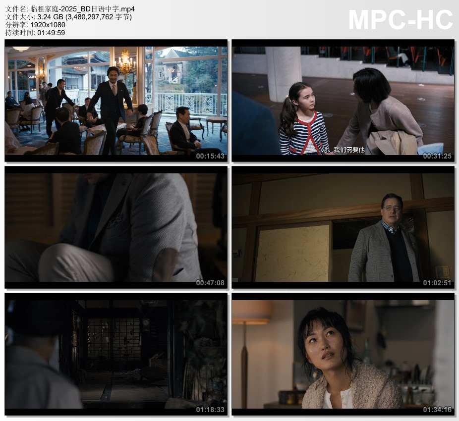 2025年日本电影《临租家庭》BD日语中字