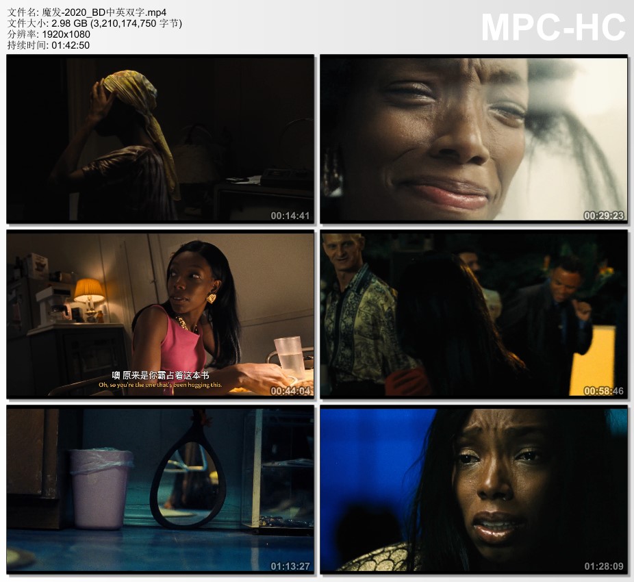 2020年美国电影《魔发》BD中英双字