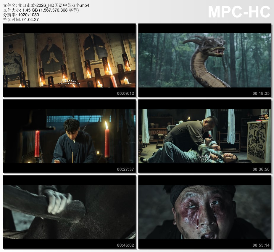 2026年国产电影《龙口走蛟》HD国语中英双字
