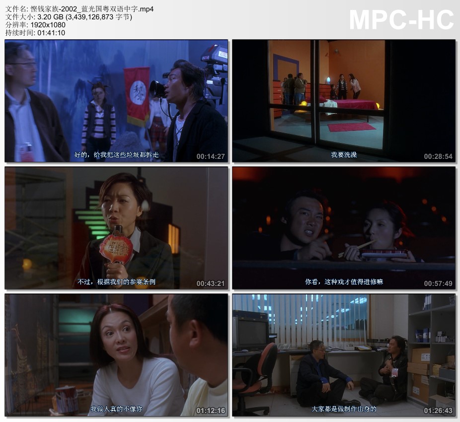 2002年中国香港电影《悭钱家族》蓝光国粤双语中字
