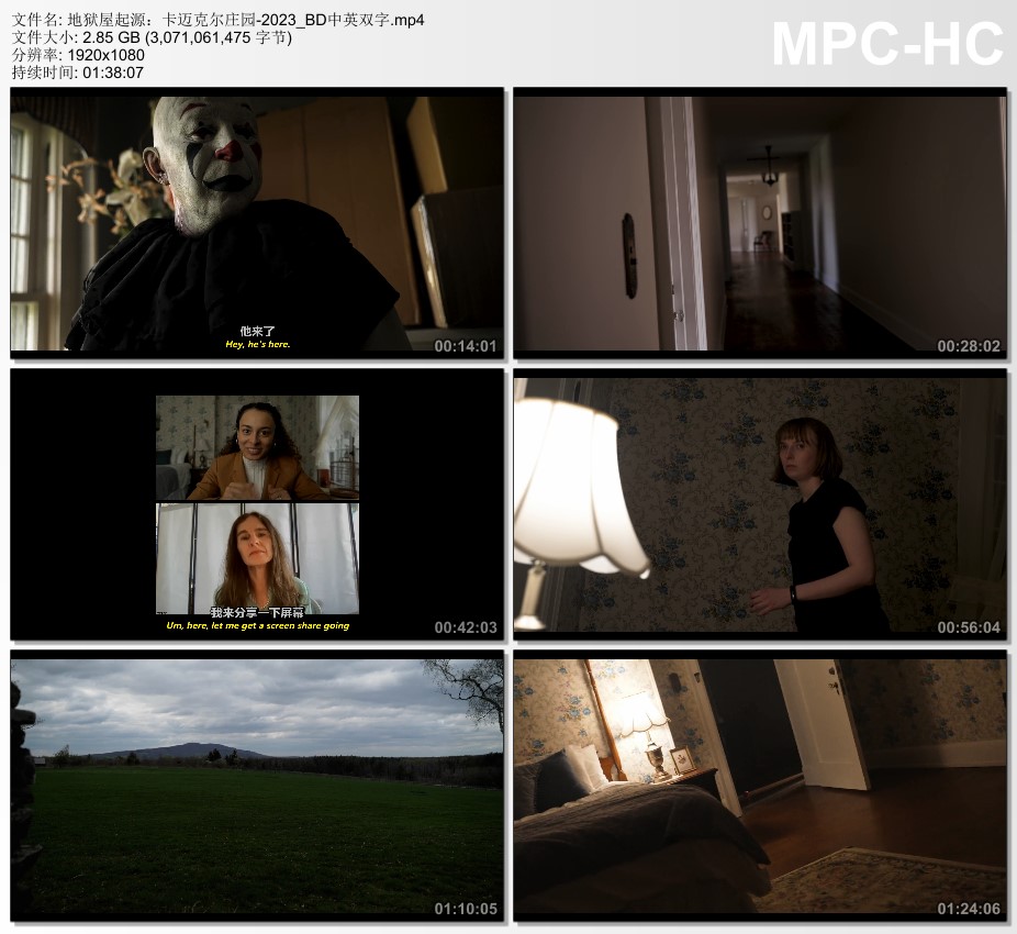 2023年美国悬疑片《地狱屋起源：卡迈克尔庄园》BD中英双字