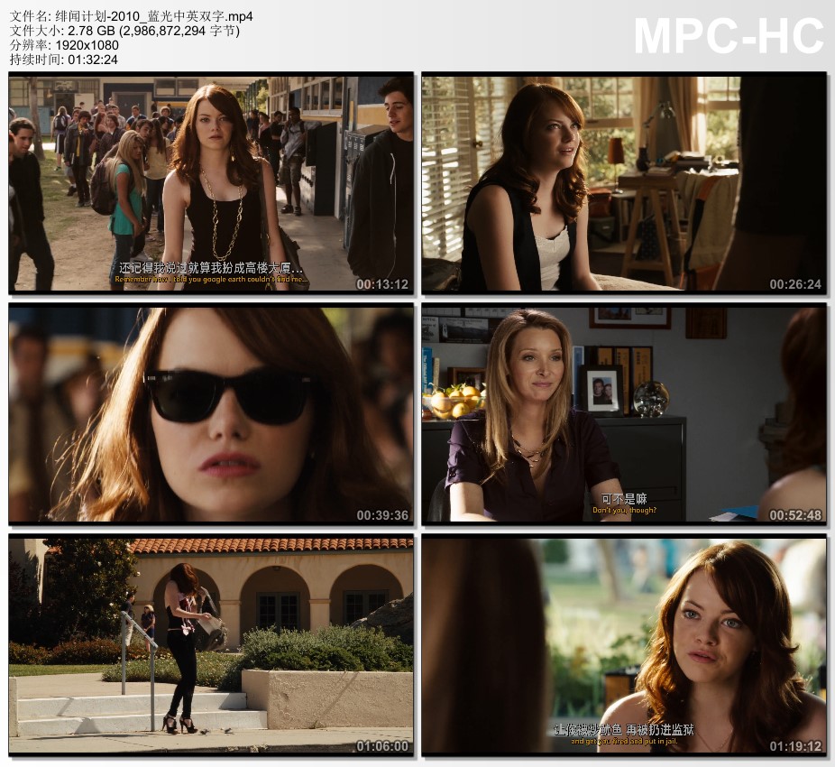 2010年美国经典喜剧片《绯闻计划》蓝光中英双字
