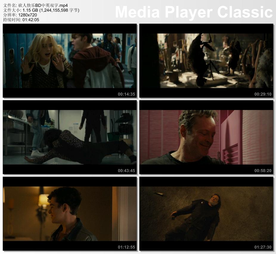 2020年美国6.2分喜剧恐怖片《砍人快乐》BD中英双字